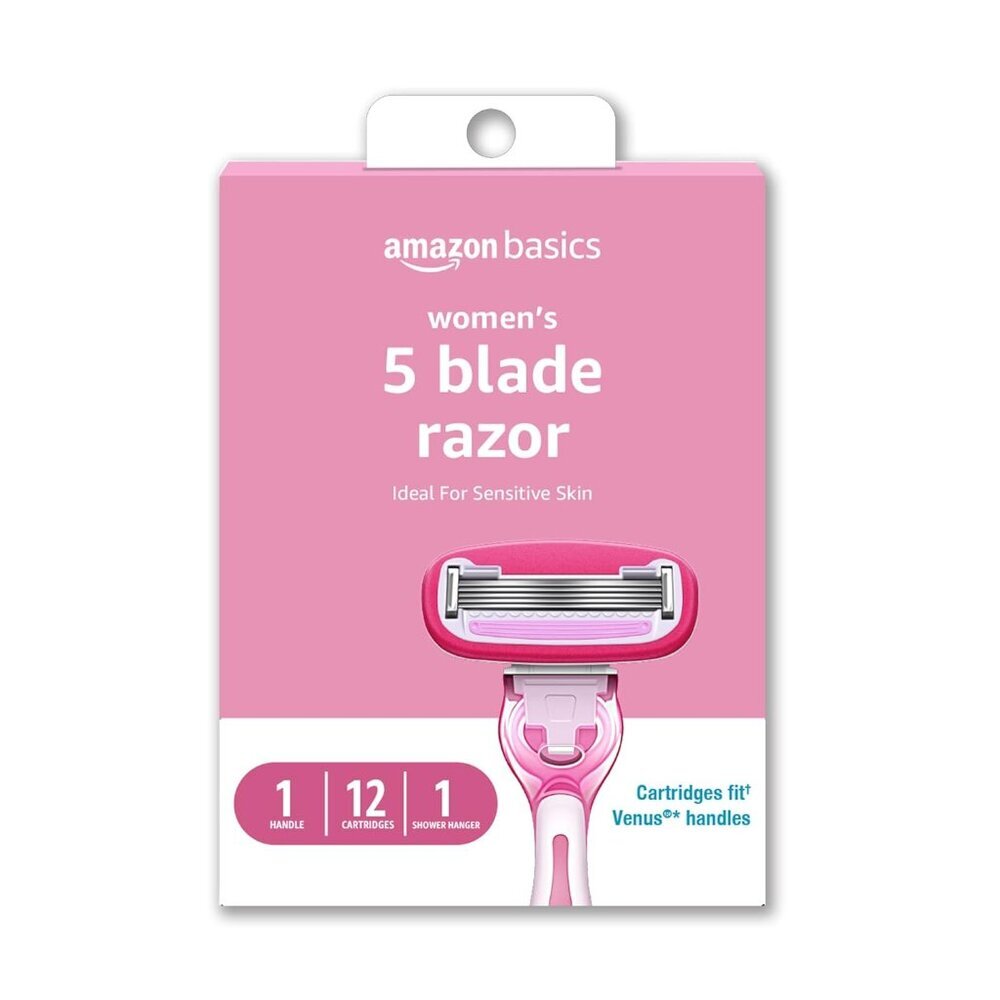 Women's 5 Blade FITS Razor for Women, FITS Handle and Venus Handles, Includes 1